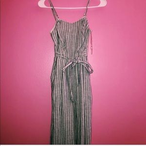 American Eagle stripe jumpsuit